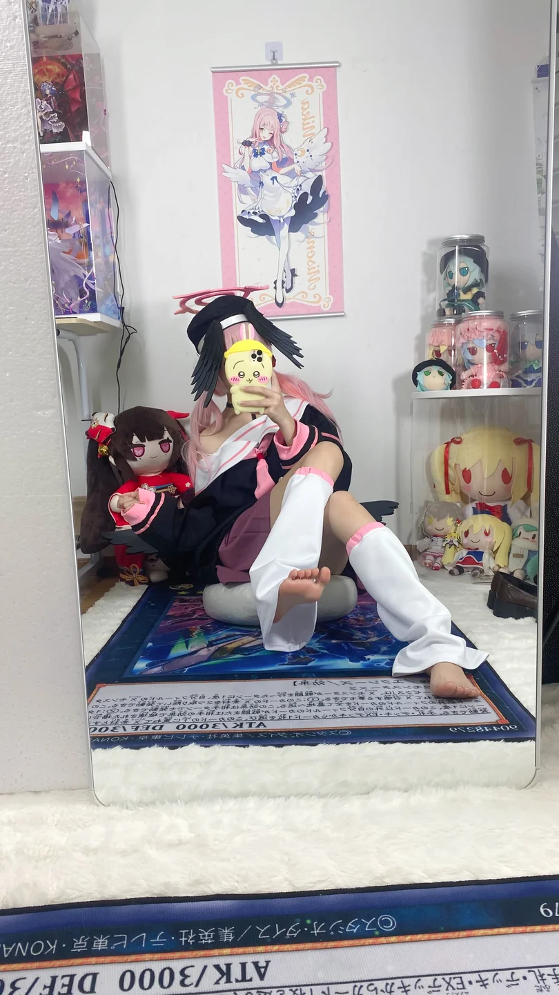 白栎Shirly - 蔚蓝档案·下江小春 [35P,7V-655MB] tg@simisebaisi 【丝足阁】017.webp